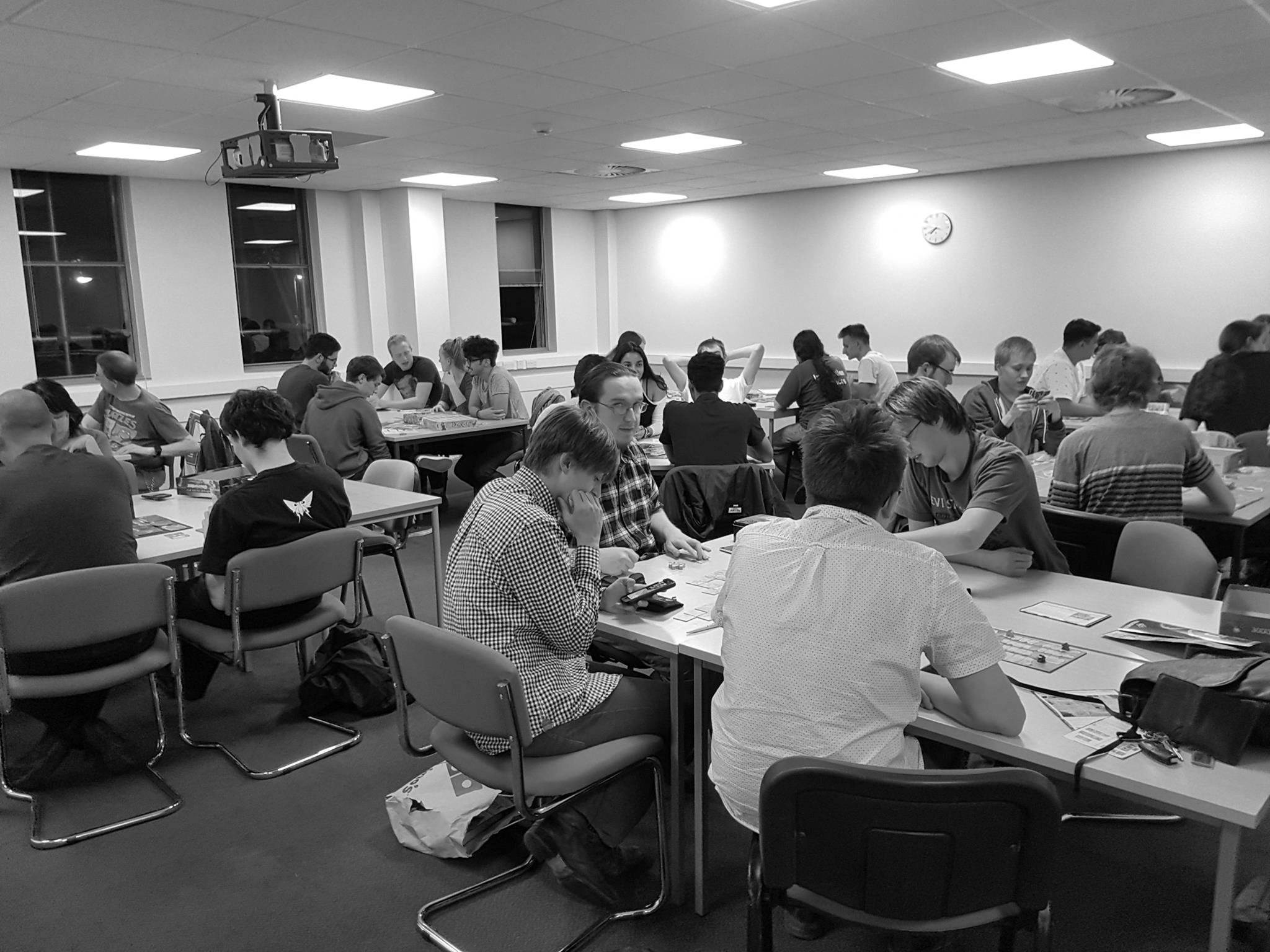 The AGS has space every weekend for gamers to play whatever games they like, be it from their own collection or the society's library.